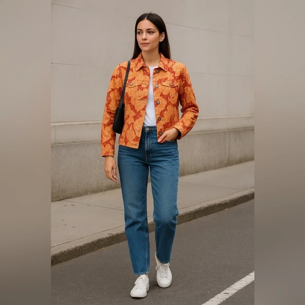 Vintage Coldwater Creek Blazer Linen & Rayon vintage jacket